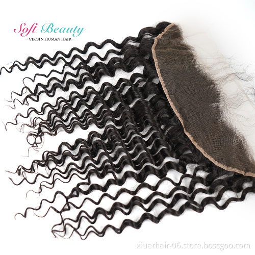 Wholesale Vendors Preplucked Raw Cambodian13x4 Perruque Swiss  hd Lace Frontal Closure Straight Wave with Baby Hair
